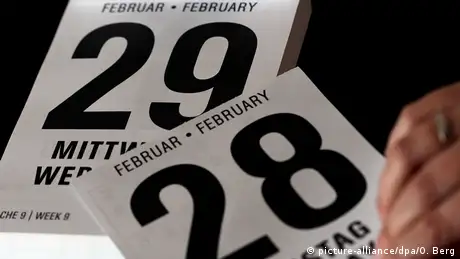 Deutschland Kalender Februar Schaltjahr