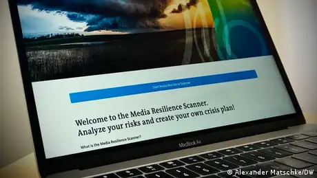 DW Akademie's Media Resilience Scanner: a step-by-step guide for media outlets to comprehensive risk assessment 