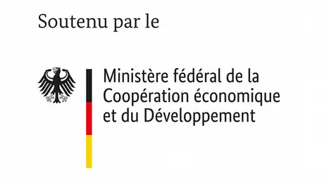Französich / Logo des Bundesministerium für wirtschaftliche Zusammenarbeit und Entwicklung